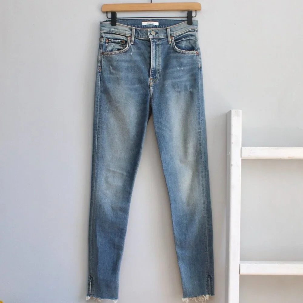 GRLFRND Kendall Super Stretch High Rise Skinny Jeans Blue Duran Size 27 - Picture 2 of 10